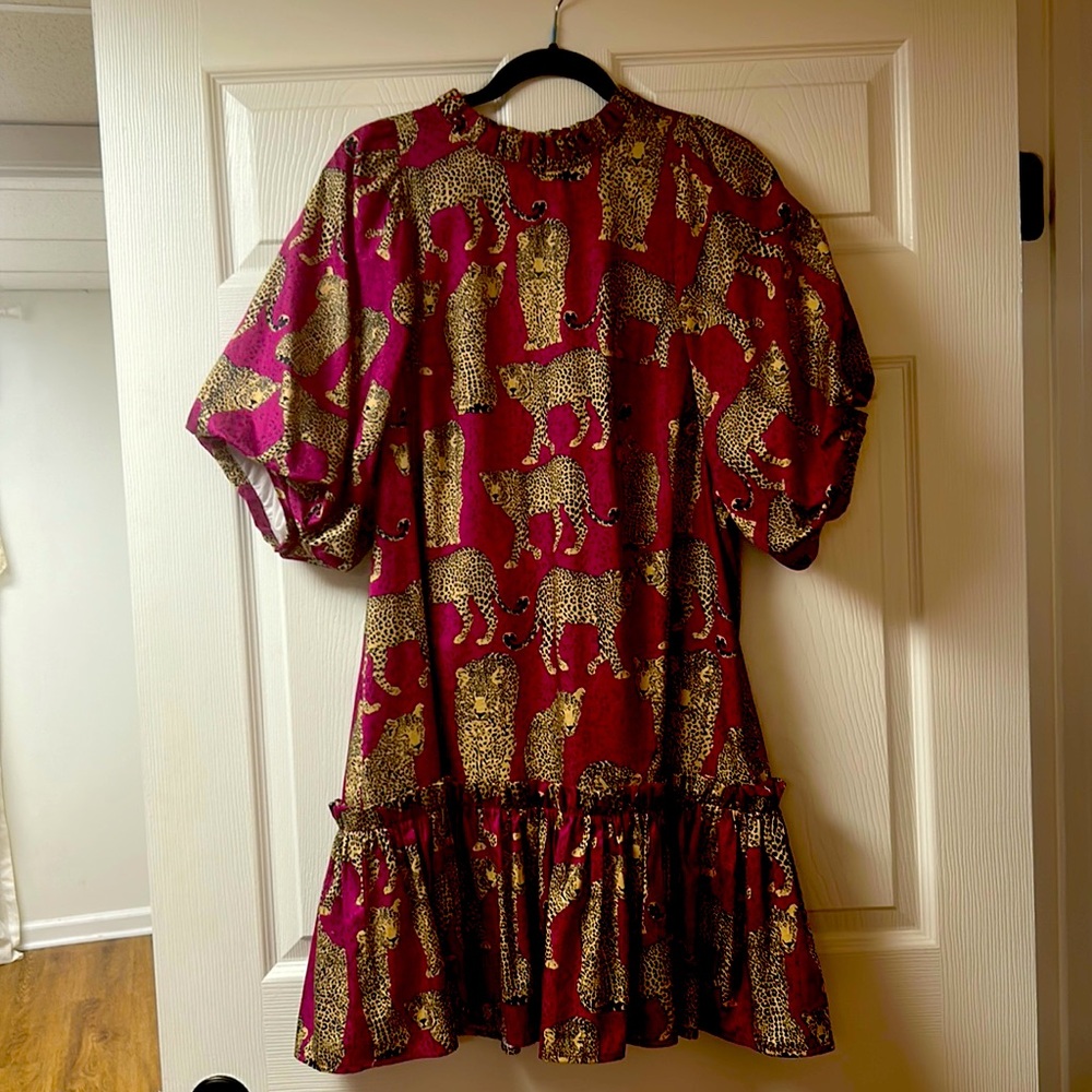 Tyler Boe leopard dress. Size L